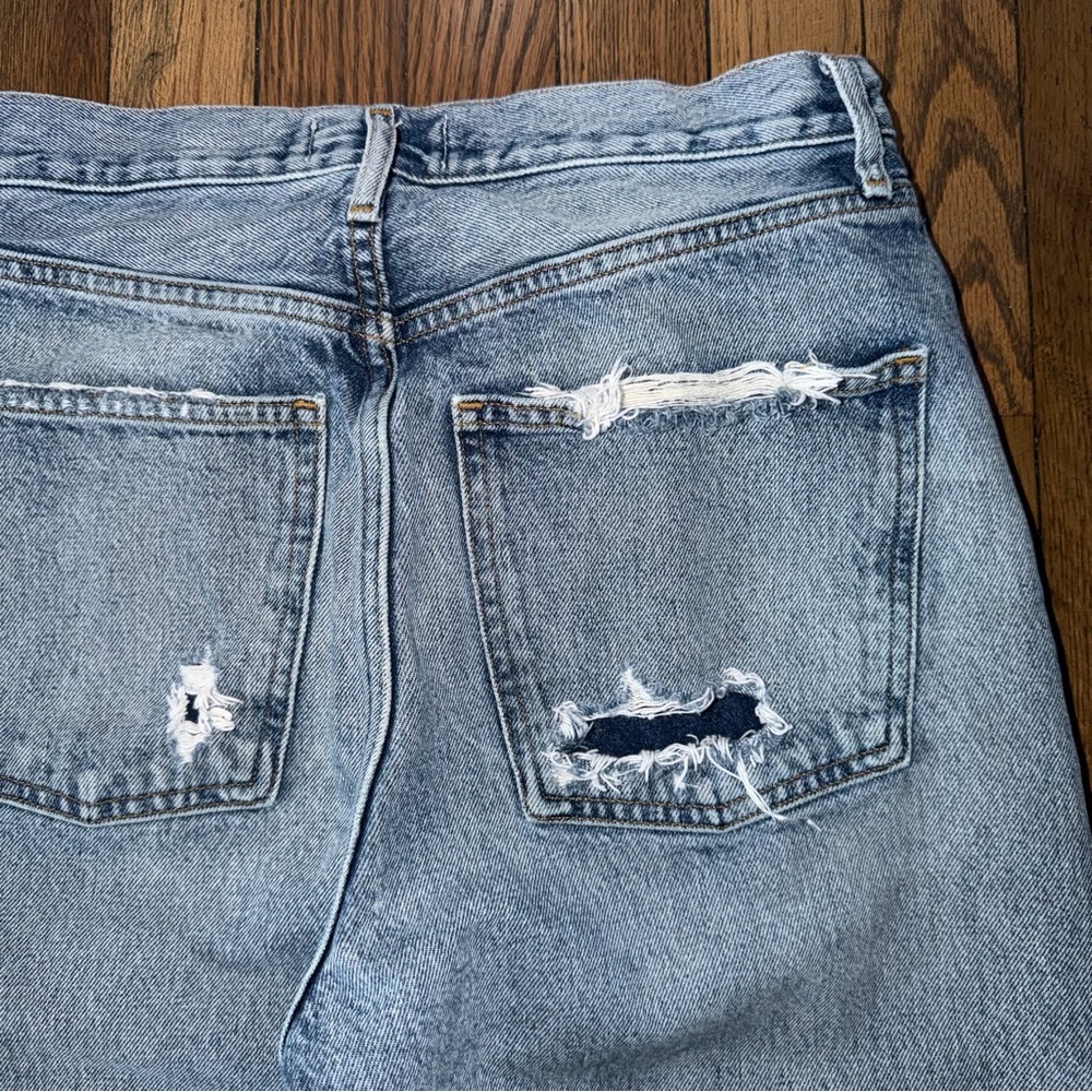 Agolde Women’s 90’s Jean Loose Fit Ripped Denim Size 26 - Picture 16 of 16